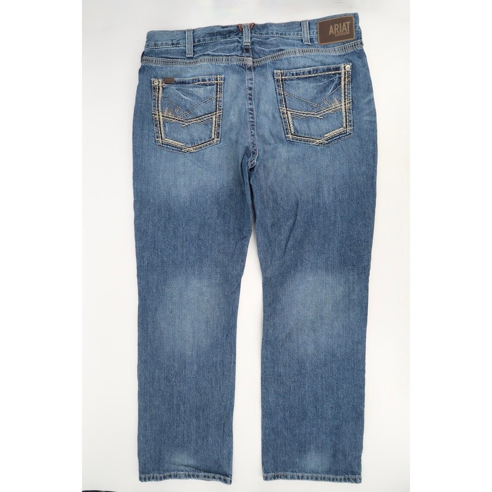 Ariat M5 Ridgeline Jeans Mens 40x32 Gambler Straight Leg Medium Wash - Picture 12 of 16